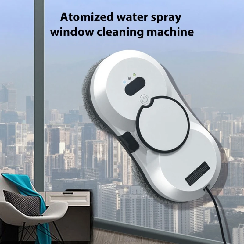 Window Cleaning Robot Window Cleaner Robot 5600Pa Suction Power for Window/Tiles/Glass Door Robot Window Cleaner