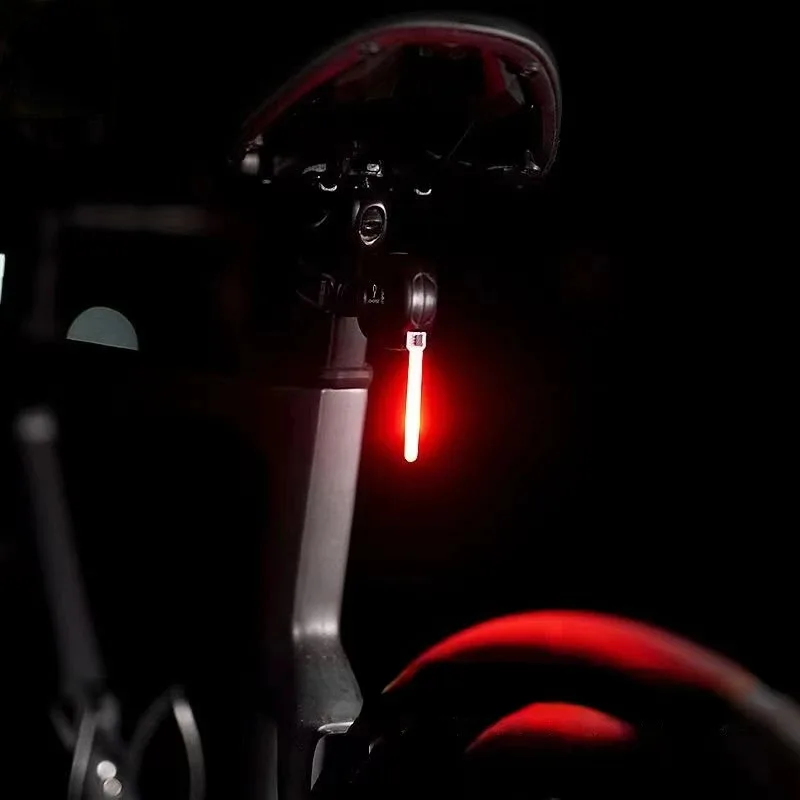 

Road bike taillight USB charging cool light 12h battery life portable disassembly COD lamp beads 100lm mountain bike accessories