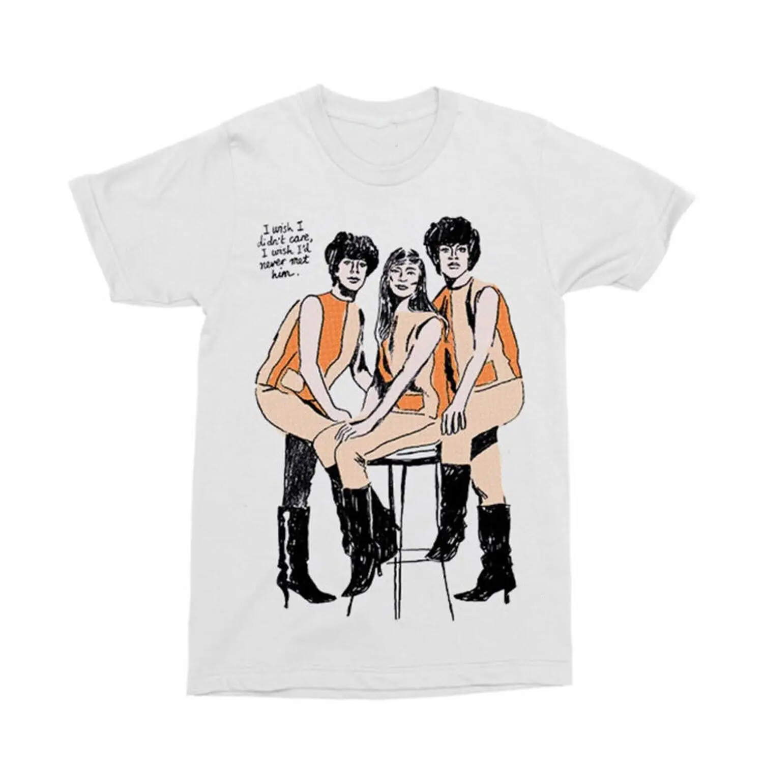 I wish Mary Weiss Shangri Las T Shirt Classic White S 5XL HP475