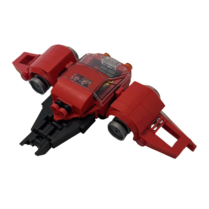 158 peças MOC Manta Speeder City Champions Blocos de Montar Presentes de Natal Brinquedos Arquitetura DIY Educação Ideia Criativa