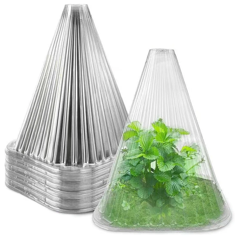 

Seedling Protectors Reusable Square Plant Covers For Protecting Plants From Birds, Frost And Snails