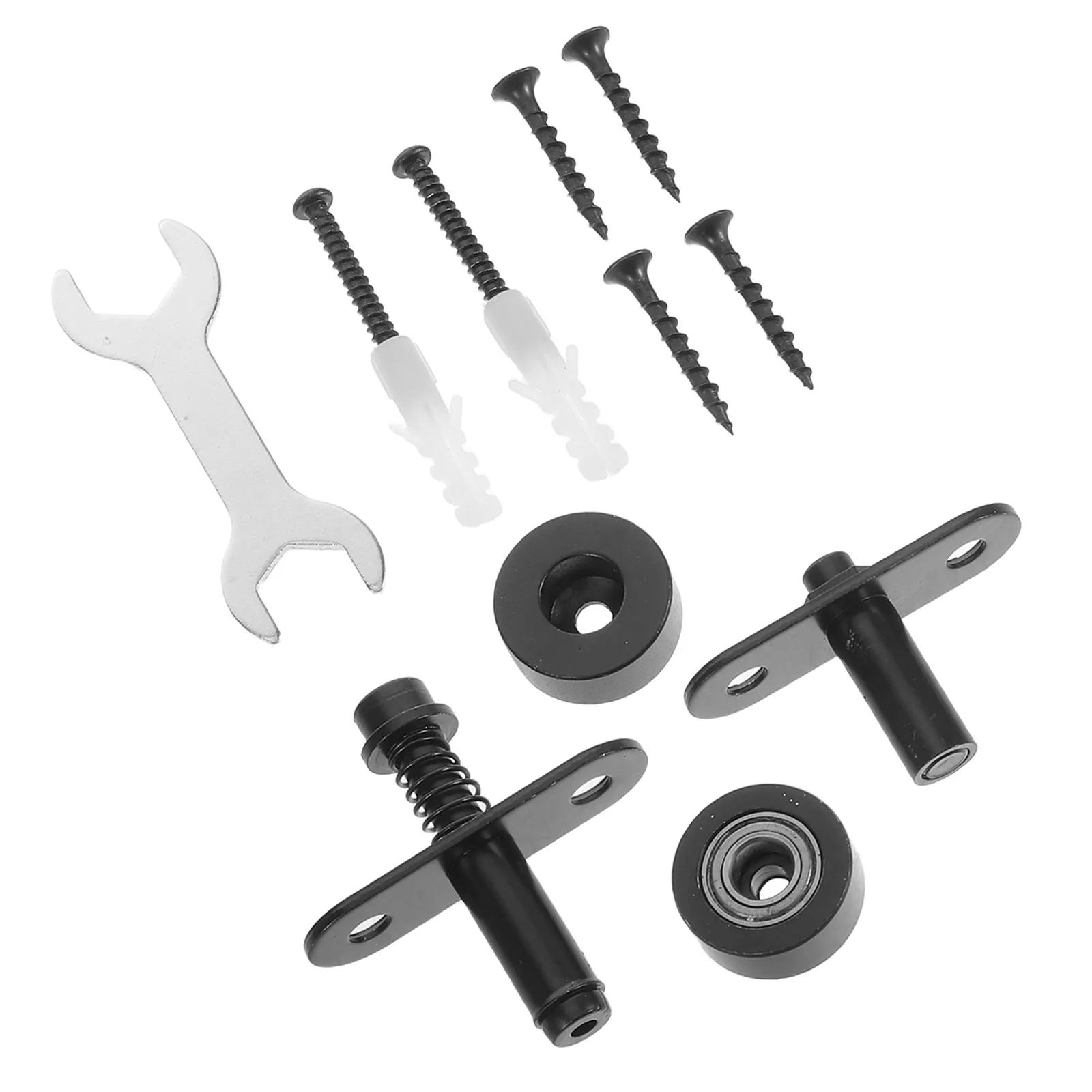 1Set Heavy Duty Pivot Shaft for Room Dividers Adjustable Spring Loaded Rotating Hinge Folding Screens Entryways