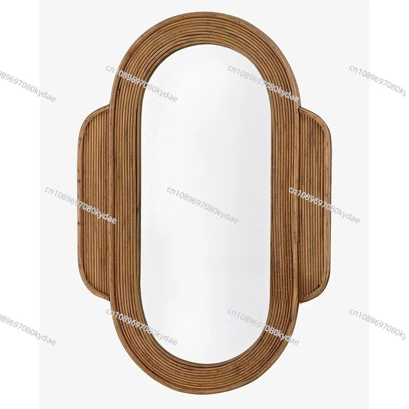 

Retro toilet bathroom mirror special-shaped wall hanging creative irregular hanging wall rustic decorative