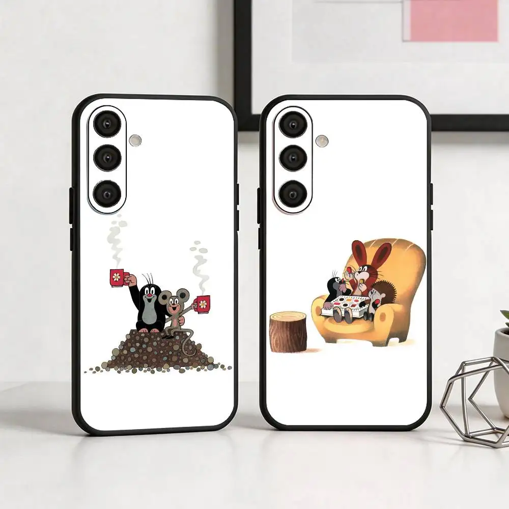 

CUTE Cartoon T-The L-Little Mole Phone Case For Samsung A73,72,71,53,52,51,22,91,80, Soft Black Cover