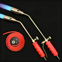 LPG Flamethrower Single And Double Switch Type Liquefied Gas Torch Welding Spitfire Gun Propane Soldering Flamethrower