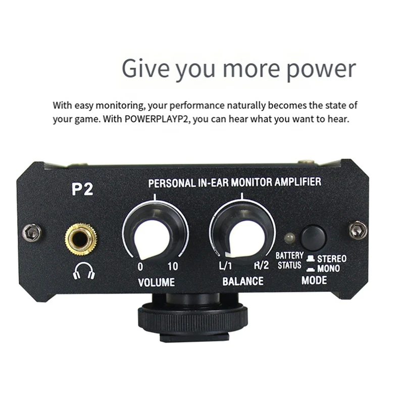 P2 Headphone Preamplifier Headphone Monitor Microphone Enlarge Mixer Suitable For Speech / Live Streaming