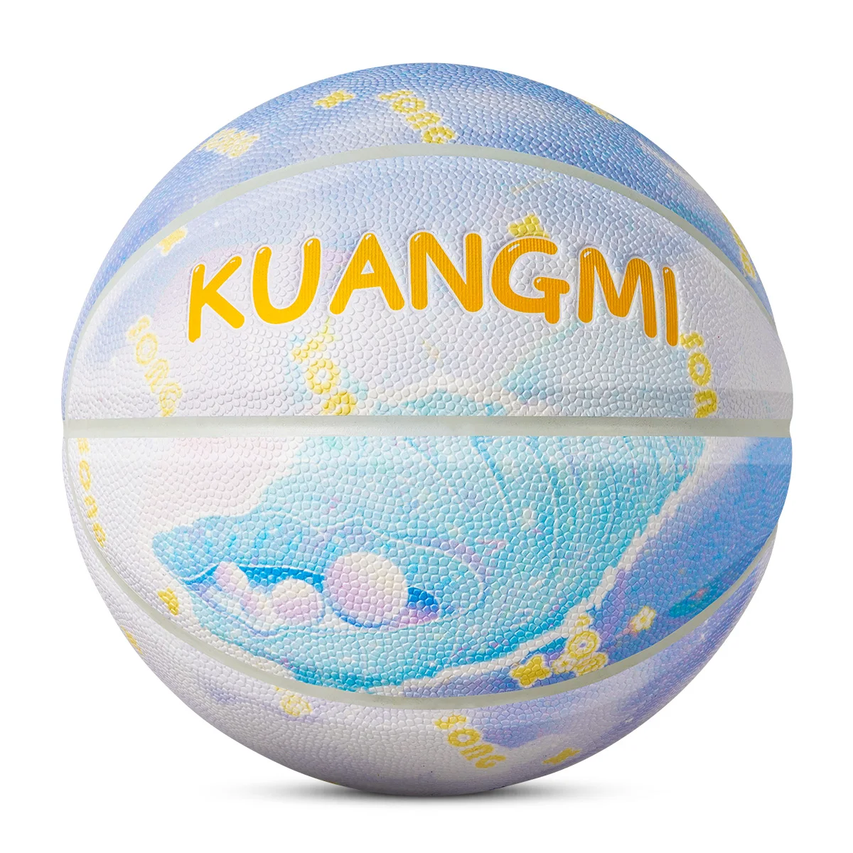 Kuangmi ขนาด 6 ลูกบาสเก็ตบอลสําหรับเด็กสวมใส่ Anti-SLIP หนัง PU การแข่งขันการแข่งขันการฝึกอบรมในร่มกลางแจ้ง