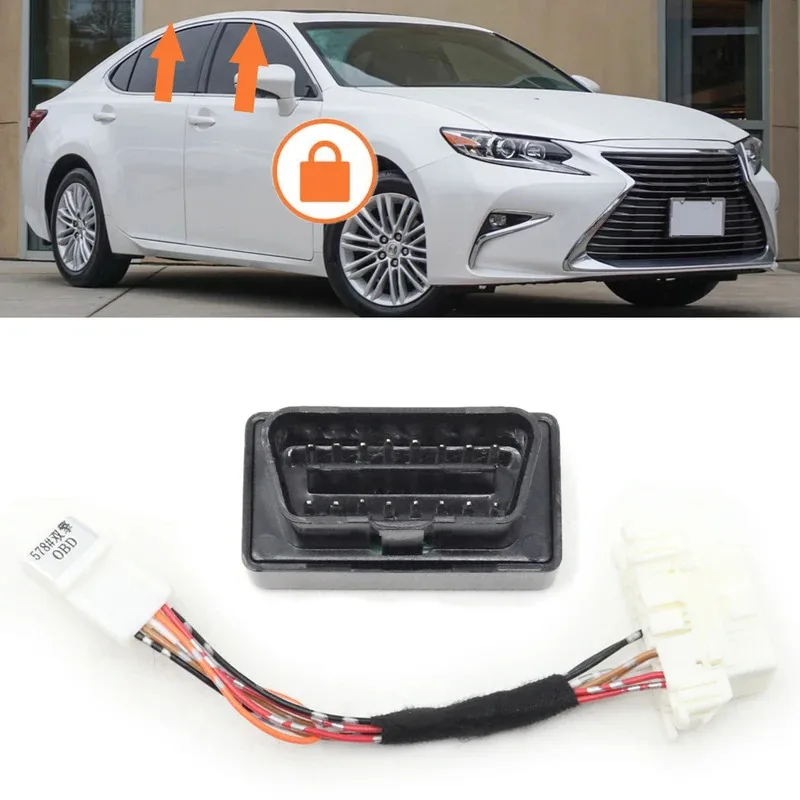 

Car OBD Plug Intelligent Window Closer Glass Lifter Automatic Speed Door Lock Unlock Module For Lexus ES200 300h ES350 2015-2024