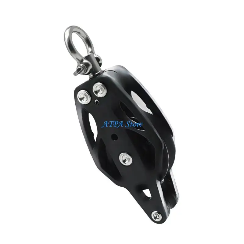 U13C Stainless Steel Pulley Single Wheel Load Bearing Pulley Lifting Rope Pulley
