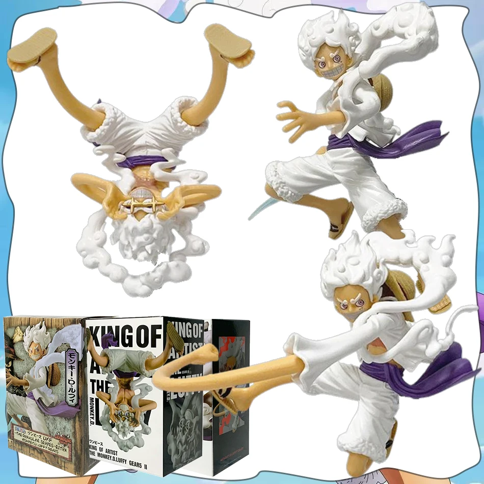 Figurine singe D Luffy en PVC, une pièce, équipement 5, dieu du soleil, Nika Luffy, modèle de Collection, décoration, jouets d'anniversaire, cadeaux
