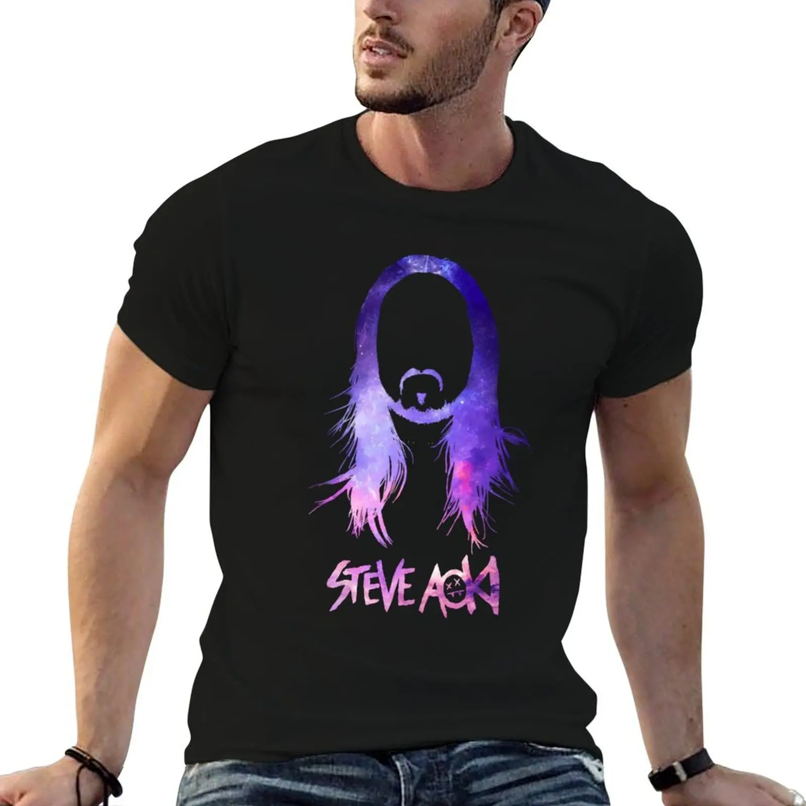 Camiseta Steve Aoki para hombre, camisetas de diseñador, camiseta de anime