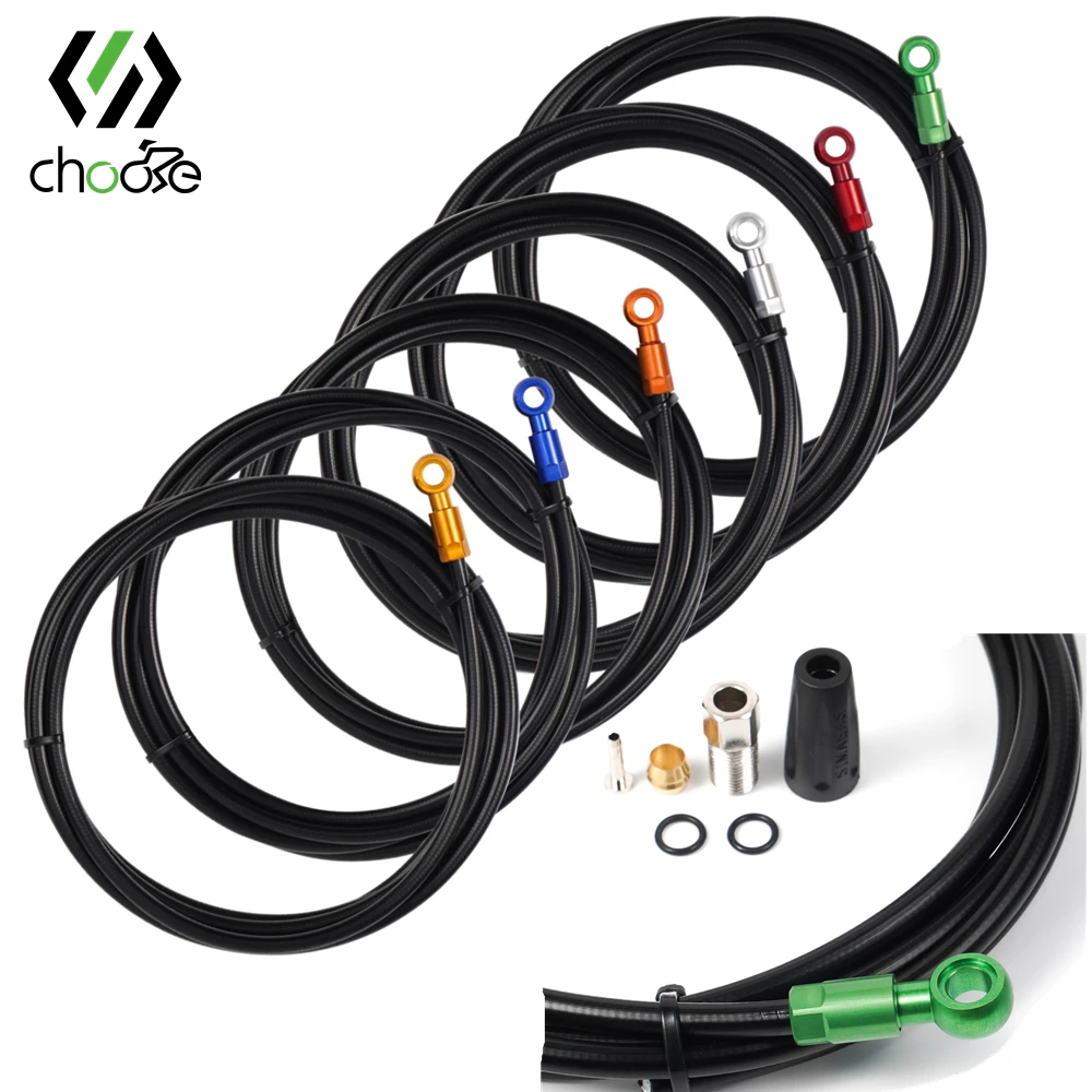 CNC Bike Hydraulic Brake Cable Kit 5mm*2M Bicycle Oil Brakes Tube For SHIMANO SLX XT XTR DEPRE BH90 BH59 Brake Hose Accessories