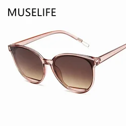 New Arrival 2025 modne okulary przeciwsłoneczne damskie Vintage metalowe lustrzane klasyczne Vintage okulary przeciwsłoneczne damskie óculos De Sol Feminino UV400