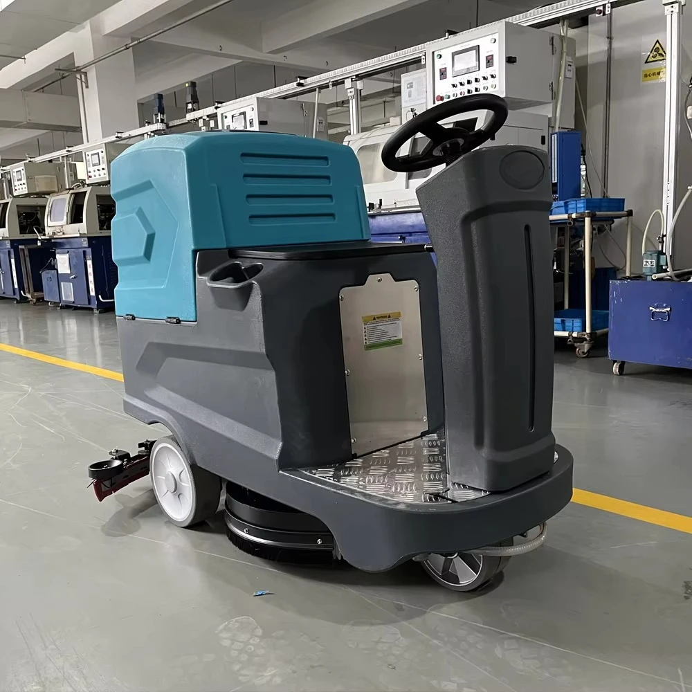 RD560 معدات التنظيف الصناعية عالية الجودة 80L آلة تنظيف مجفف الأرضيات #5