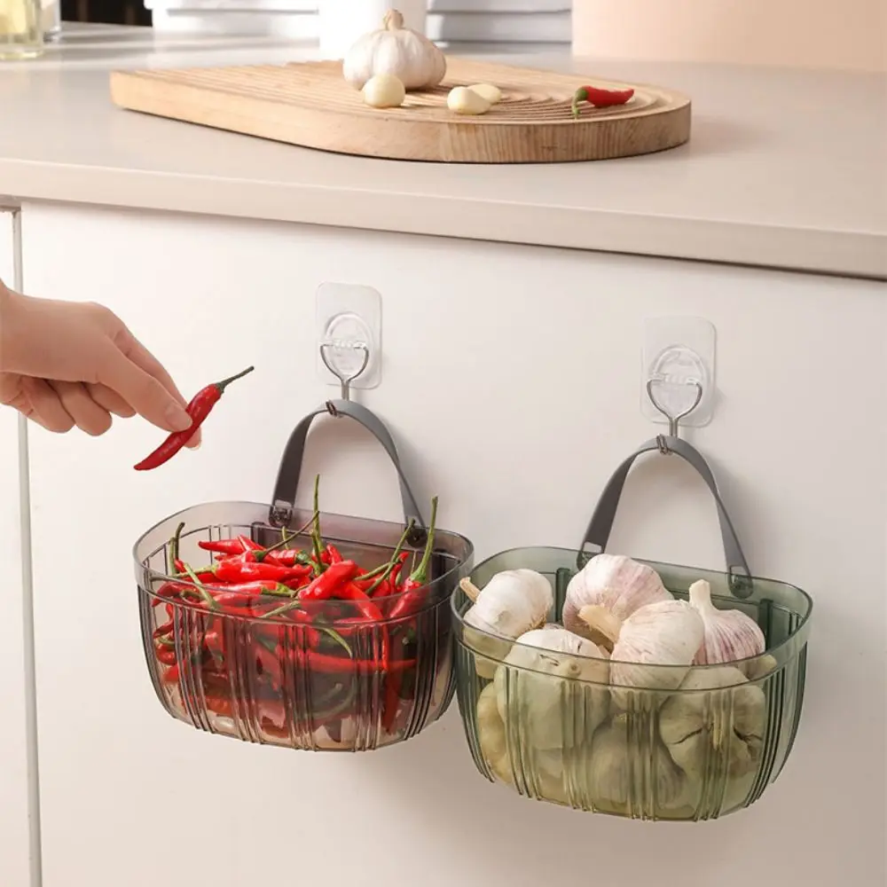 

Wall Mounted Small Hanging Basket Large Capacity Creative Waste Basket Simple Transparent Storage Rack Miscellaneous Items