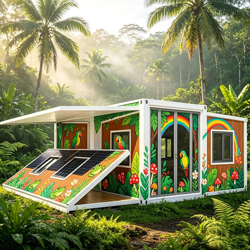Expandable Modular Granny Pod Prefab Container Tiny Home Simple Assembly Backyard Guest Dwelling