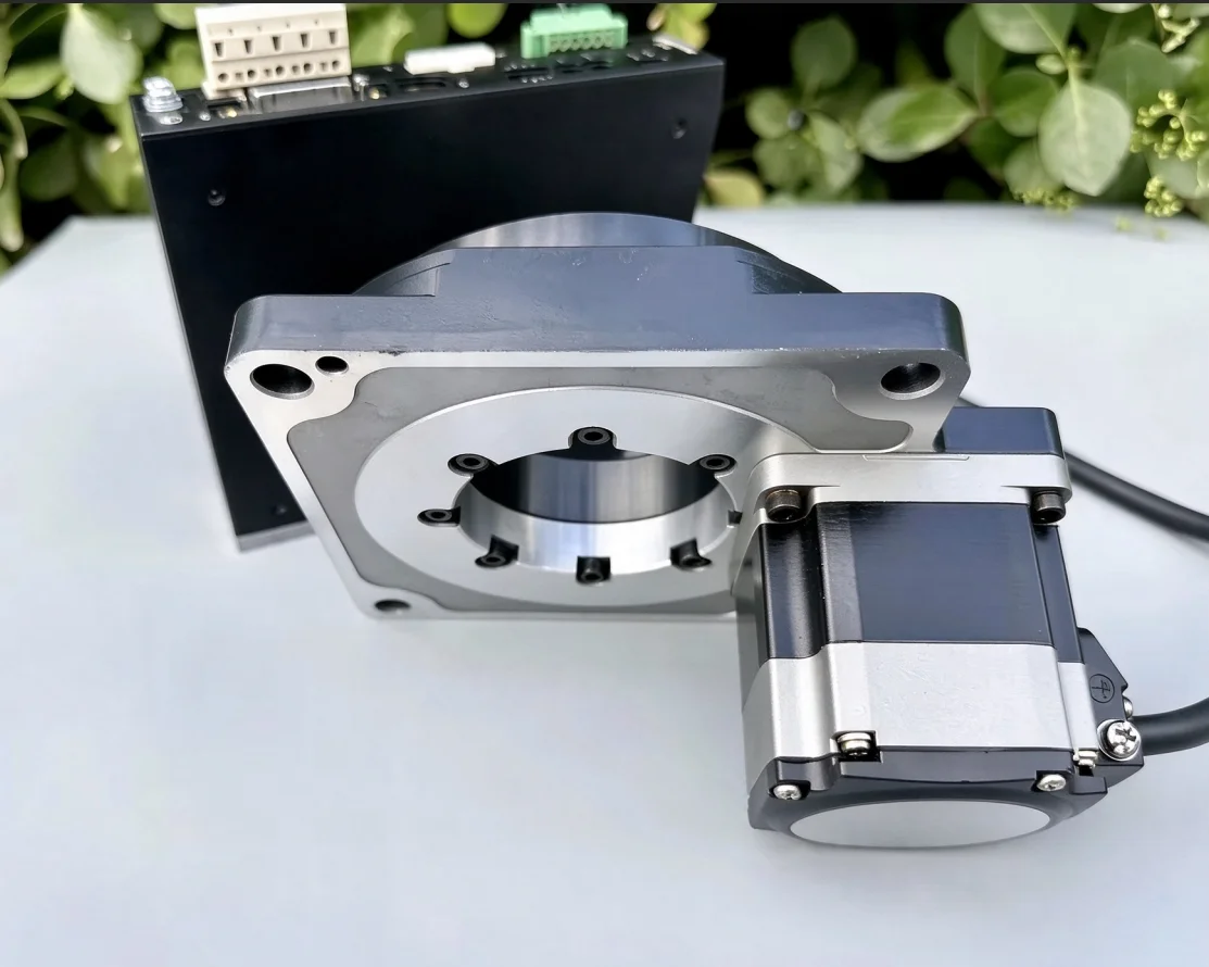 DGM130R-RAC High-precision Hollow Electric Turntable Motor 360 ° Indexing Disc