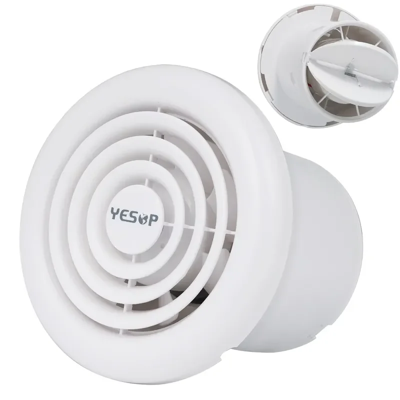 Ventilation Fan, 4inch Direct Discharge Exhaust Fan High Airflow Powerful Ventilation for Vent Bathroom, Kitchen(4