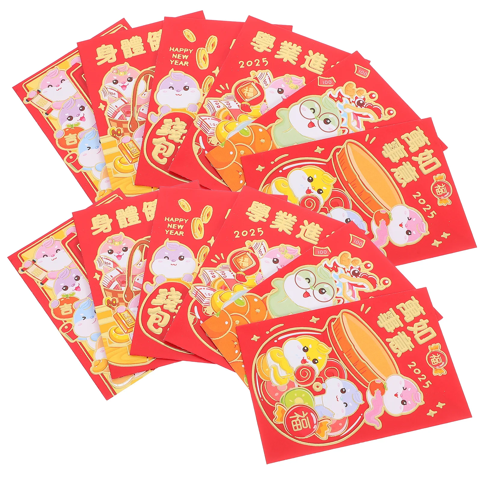 36 Pcs Year of The Snake Red Envelope Spring Festival Present Paper 2025 Packet