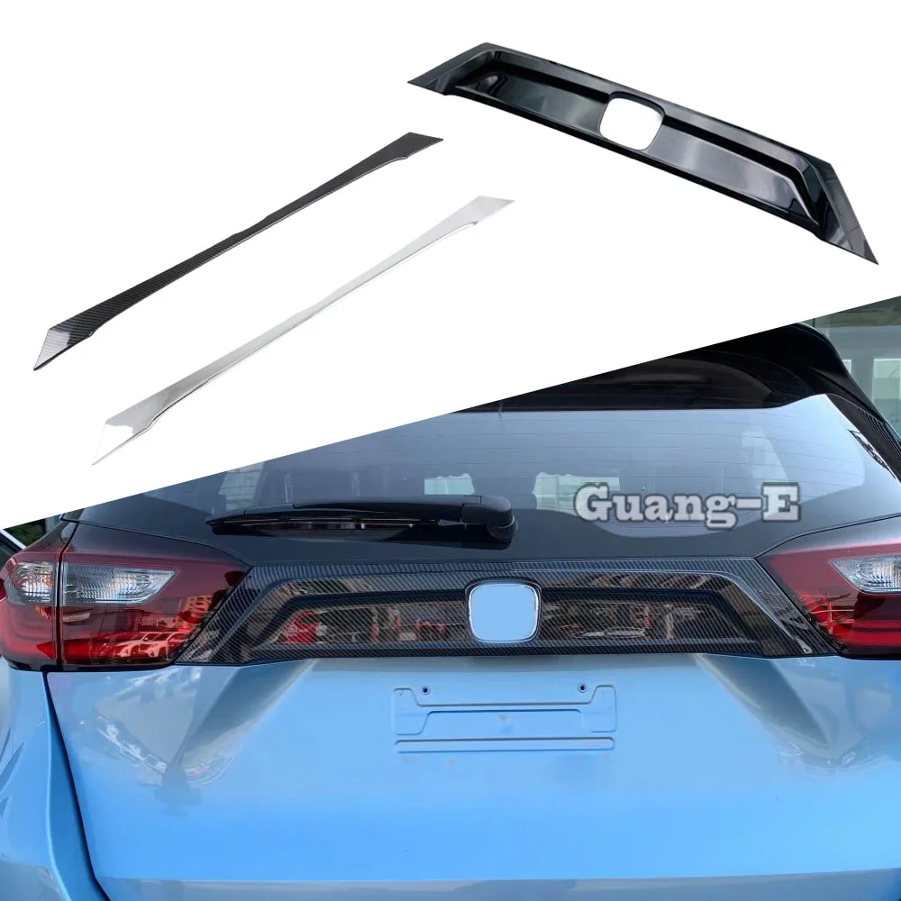 

Body Sticker Cover ABS Rear License Plate Trunk Door Bottom Tailgate Frame Trim Lamp For Honda Fit Jazz 2020 2021 2022 2023 2024