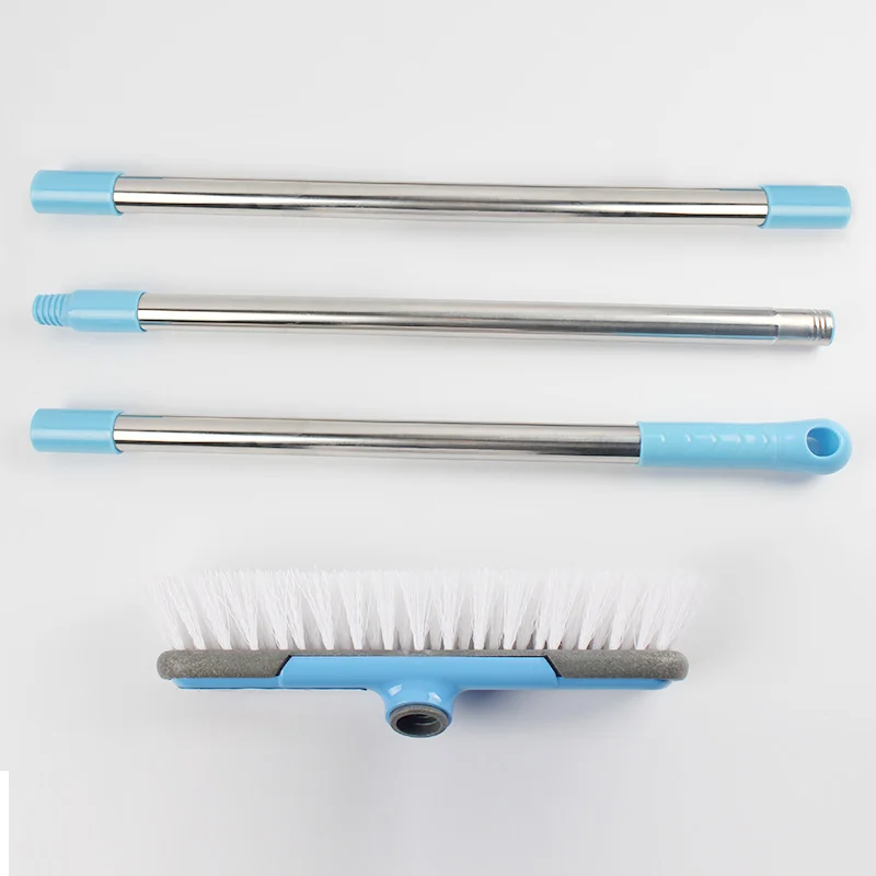 Floor Cleaning Brushes with Long Steel  Handle-47" Bristle Brush Tile Brush  for Cleaning Bathroom,Kitchen,Wall Tile and Outdoor image 5