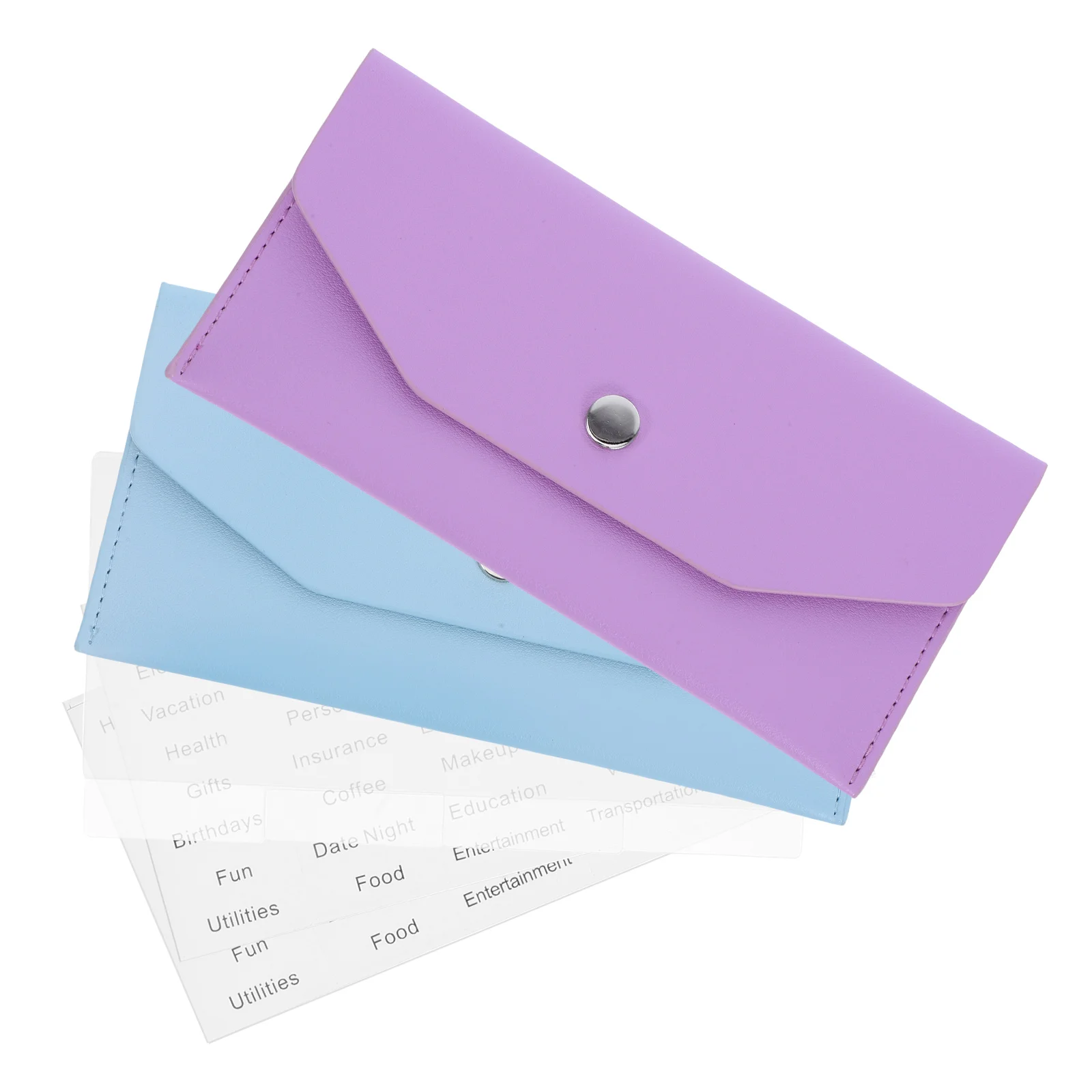 

Cash Wallet for Women PU Coin Purse Envelopes Budget Binder Pouch Lightweight Compact Waterproof