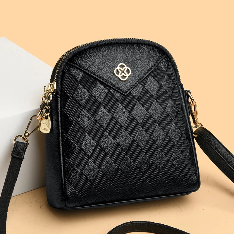 Fashionable Diamond Grid Shoulder Bag High Quality Soft Leather Crossbody Bag Luxurious Women\'s Designer Brand Handbag SAC