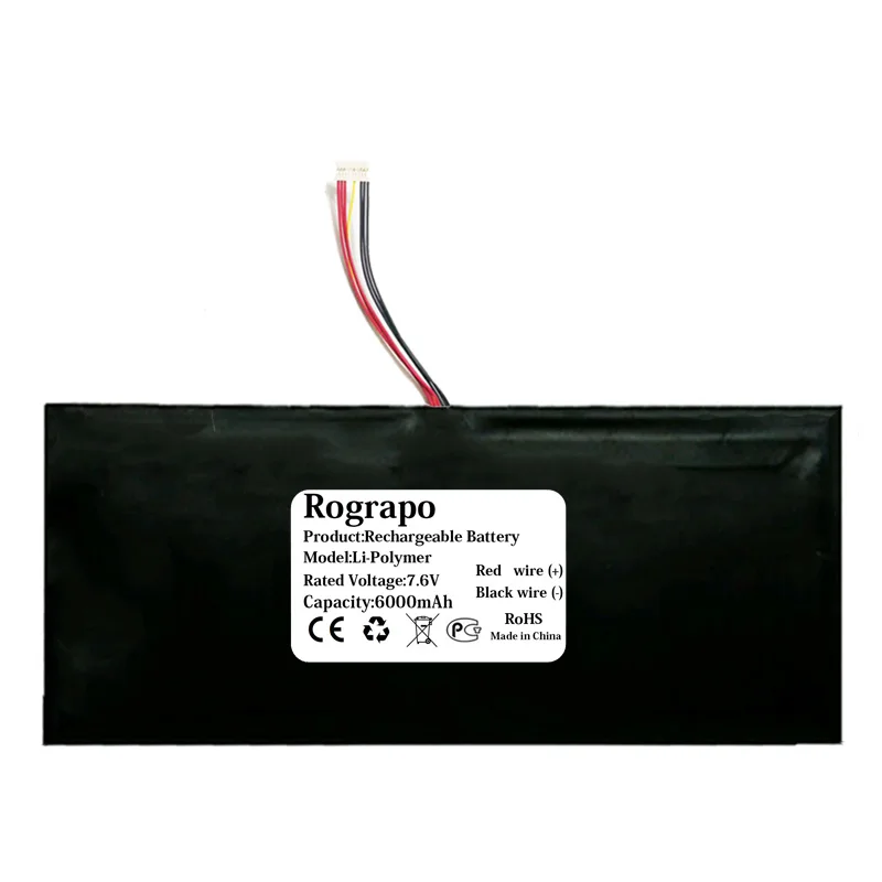 New 7.6V 6000mAh R9 Pro X15 Laptop Notebook Battery With 10 PIN 7 Wire Plug