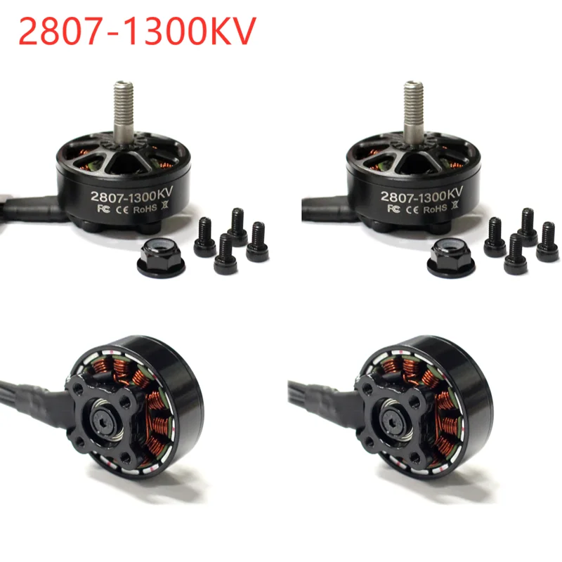 

BLDC Motor 2807 1300KV 6S Compatible 7inch propeller Brushless Motor For RC FPV Racing Drone DIY Machine Quadcopter Parts