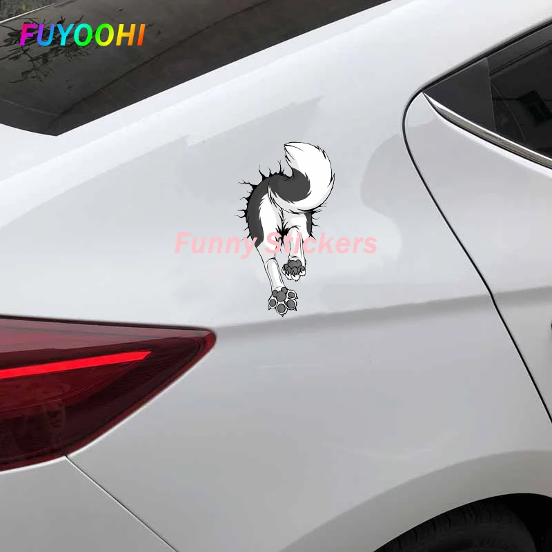 FUYOOHI Exterior/Protection Funny Stickers Annoyed Car Stickers Fashionable Scratch-Proof Decals Laptop Bumper Decor Car Styling