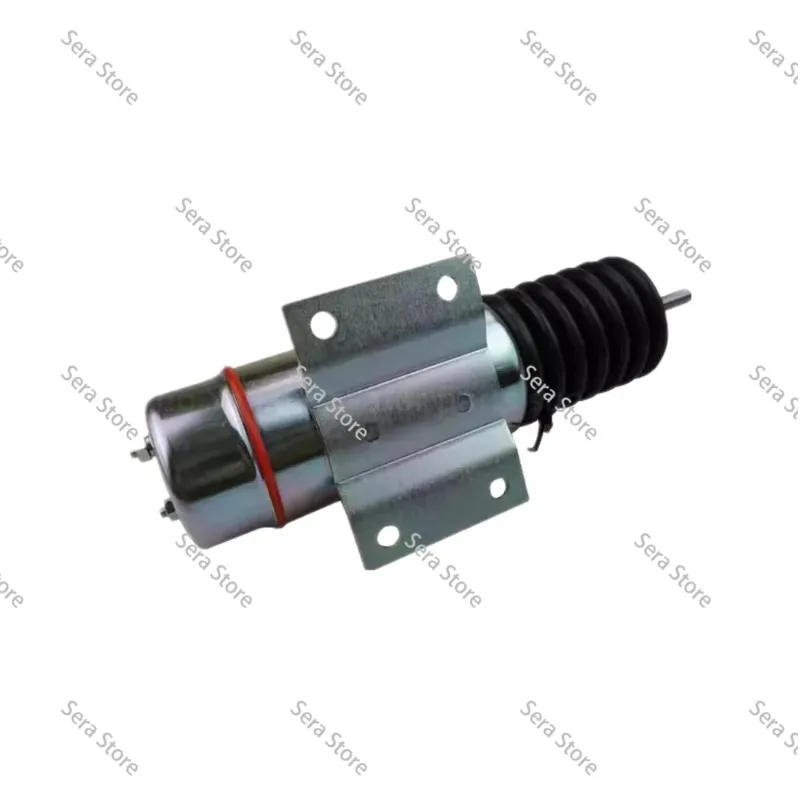 D513-A32V12 For Diesel Engine Generator Set Flameout Solenoid Valve Switch 12V Fuel Stop Valve Excavator Parts