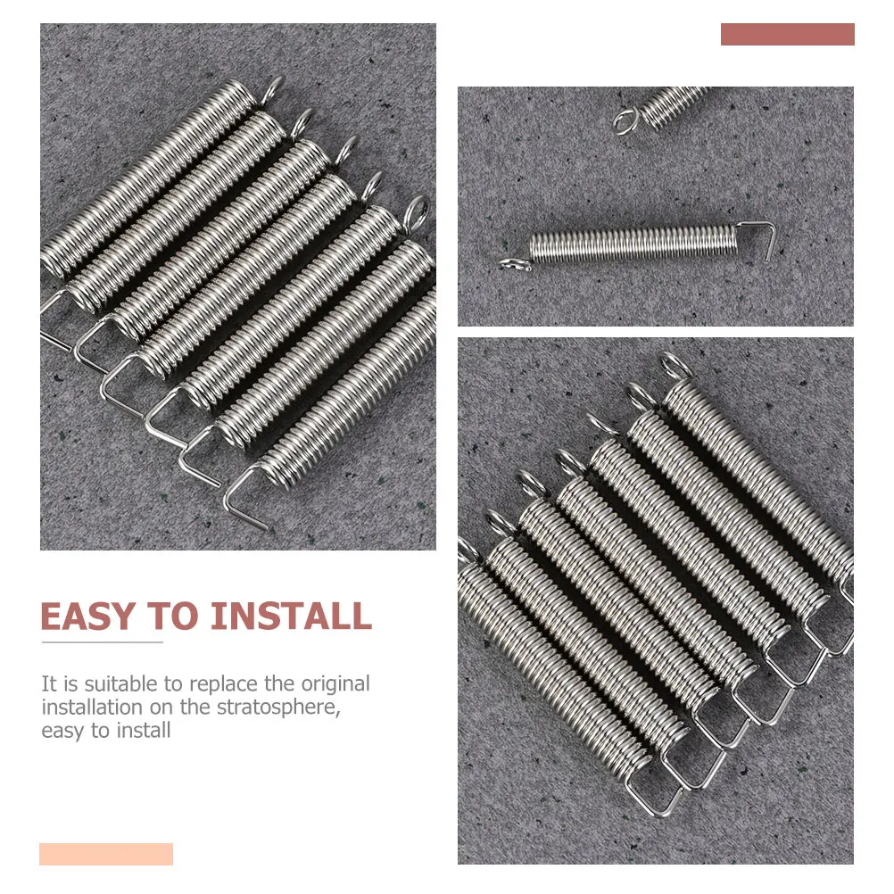 

12 Pcs Electric Guitar Spring Tremolo Springs Arm Double Shake Stabilizer Metal Bridge Accessories