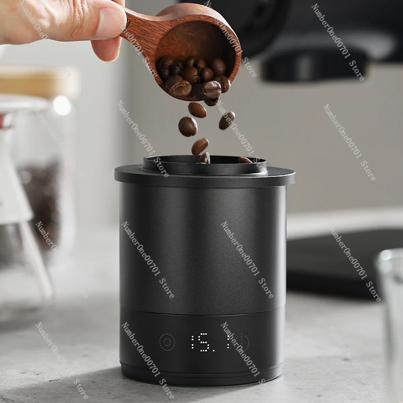 Hand-Made Italian Coffee Electronic Scale 58mm Grinding Powder Dispenser with Scale Connecting Powder Cup Devices