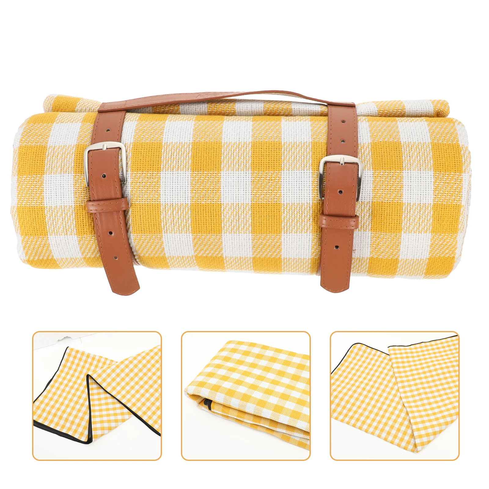 Manta de Picnic impermeable grande portátil, estera de playa plegable para acampar, cojín duradero para exteriores para senderismo, manta de Picnic de césped