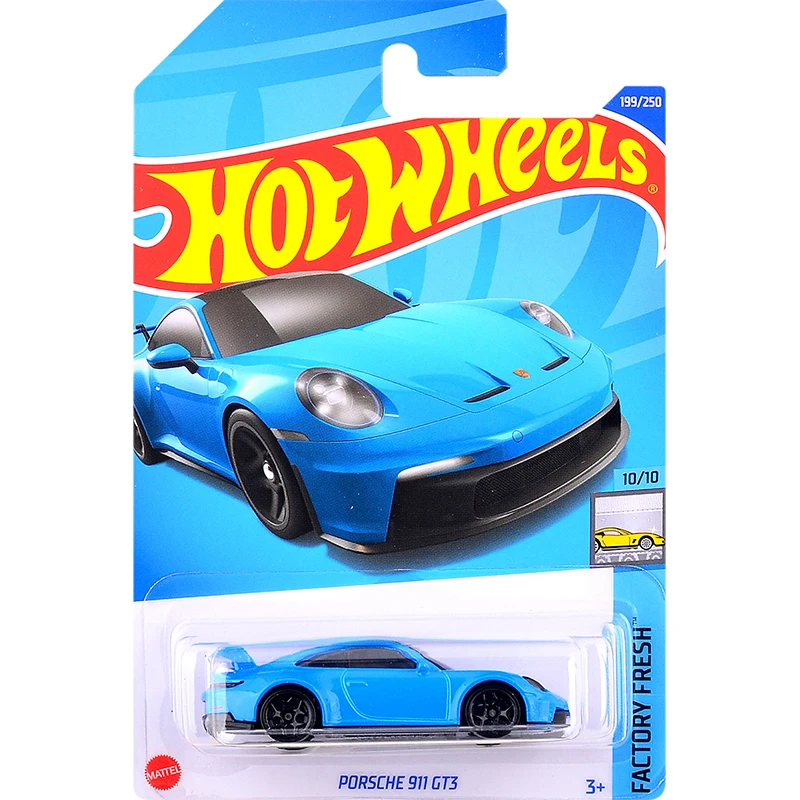 Original Hot Wheels Car Porshce 911 Toys for Boys 1/64 Diecast Turbo Carrera GT3 Vehicles Models Collection Birthday Gift