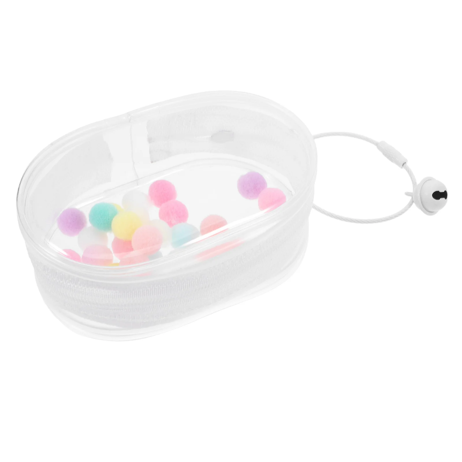 투명 PVC 피규어 디스플레이 가방, 가벼운 방수 케이스, 아기 필수품용, 걸 수 있는 여행용 파우치, 어린이 야외용