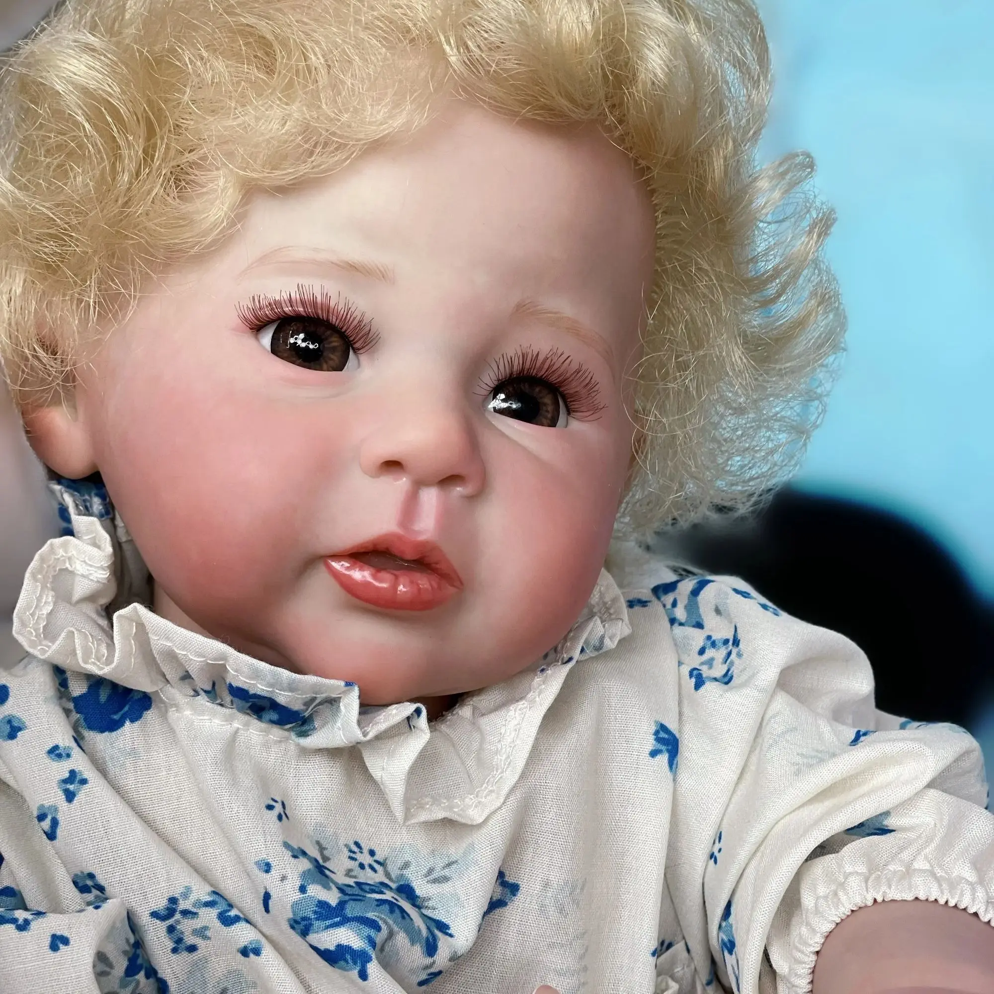 

50CM Raven Bebê Reborn Dolls Artist Painted Newborn Toddler Dolls With Rooted Hair Doll Toys For Kid's Gift Reborn bonecas