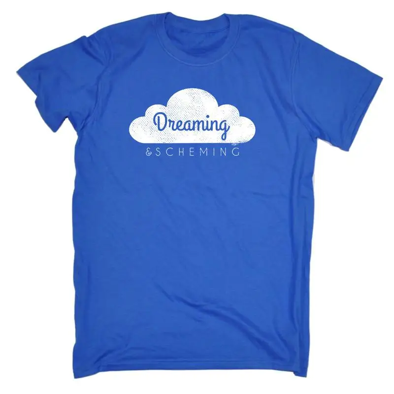 

Мужская забавная футболка Dreaming And Scheming, новинка, топ
