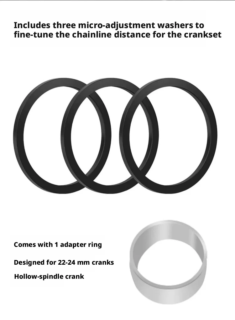 GINEYEA T47 Innenlager mit Gewinde, Keramiklager, wasserdicht, 68/77/86 mm, 24/29 mm Achse für Rennrad, MTB, Gravelbike – Detail 11