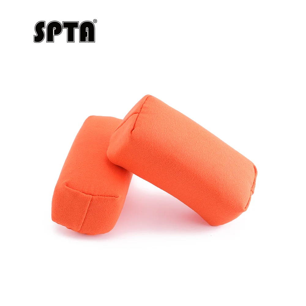 

SPTA 2PCS Car Detailing Suede Crystal Plating Sponge Soft Coating Pad For Car Waxing Polishing