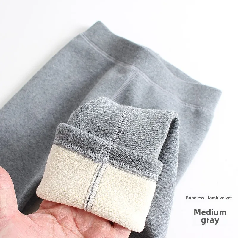 Mädchen Leggings Kind Winter Leggings Solide Warme Enge Baby Kleinkind Verdicken Baumwolle mit Plüsch Hosen Mädchen Thermische Kaschmir Leggings – Detail 5