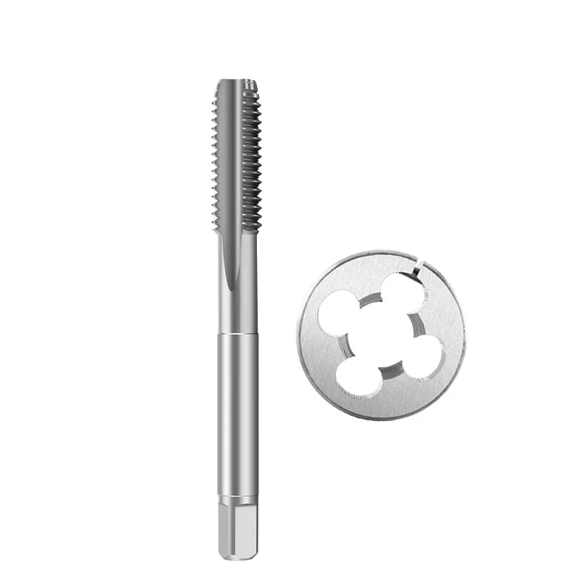 1SET HSSE Left Hand Tap Die Set M2-M12 UNC/UNF 4-40~10-24 1/4~1/2 Used For Machine Thread Tapping And Repair Tool