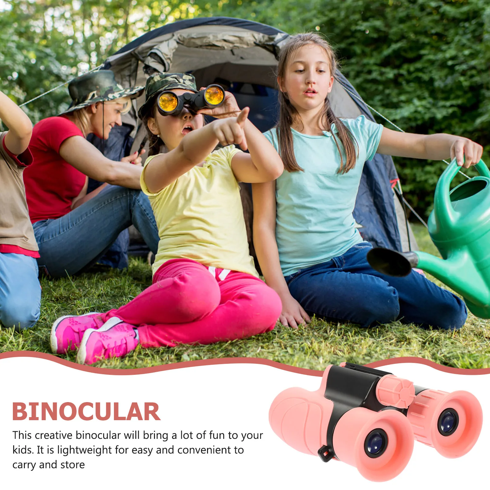 

High Definition Mini Kids Outdoor Toy Lightweight Durable Plastic Bird Watching Learning Star Gazing Hunting Hiking