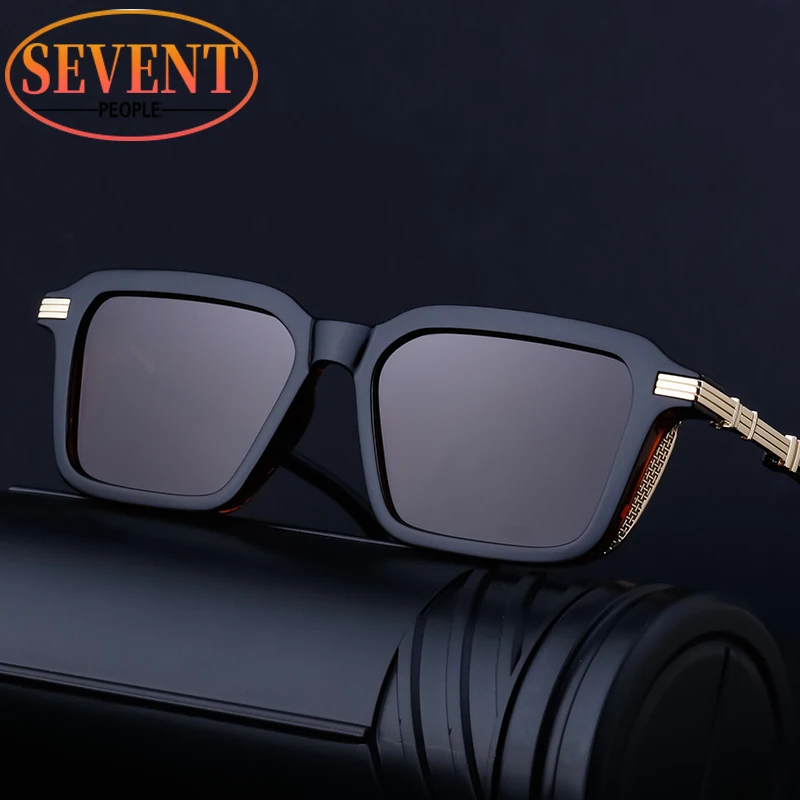 Polarized Square Men Sunglasses 2026 Luxury Brand Designer Trendy Vintage Rectangle Sun Glasses For Male Classic Eyewear