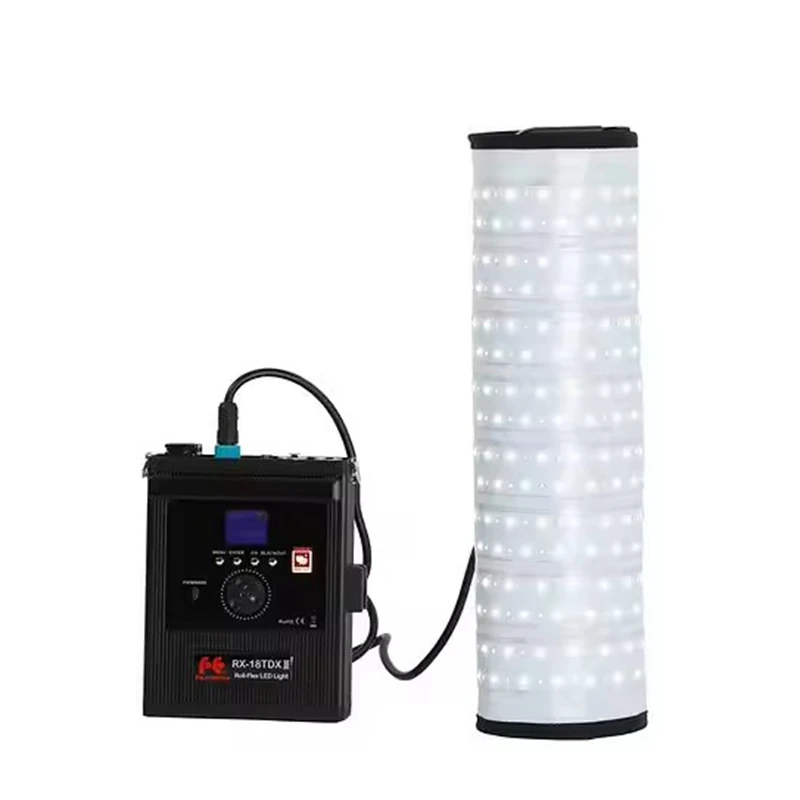 RX-18TDX III 3000K-5600K Waterproof Rollable Cloth Lamp Portable Studio LED Video Light