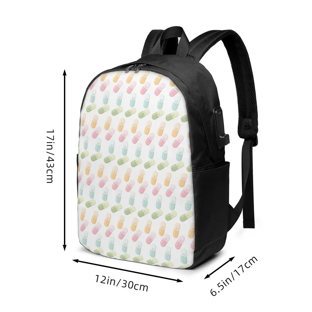 Multi Functional Pill Medicine Medical Backpack Travel Notebook Bag Computer College Student School Bag Laptop Shoulder Bags