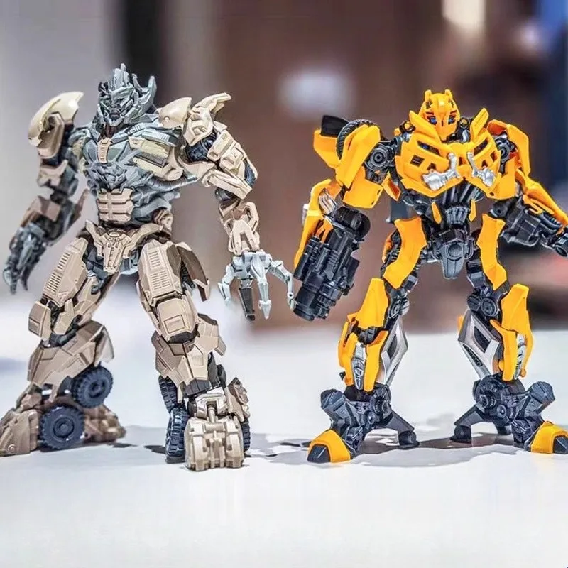 Original Blokees Transformation Roboter Spielzeug Bumblebee Optimus Prime Gelenk Action Bewegliche Modell Figur Kinder Sammlung Spielzeug