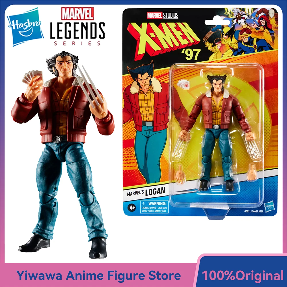 

In-Stock NEW Hasbro Marvel Legends Series Wolverine Marvel's Logan (X-Men '97) 6-Inch-Scale Nice Anime Action Figure Model Toys