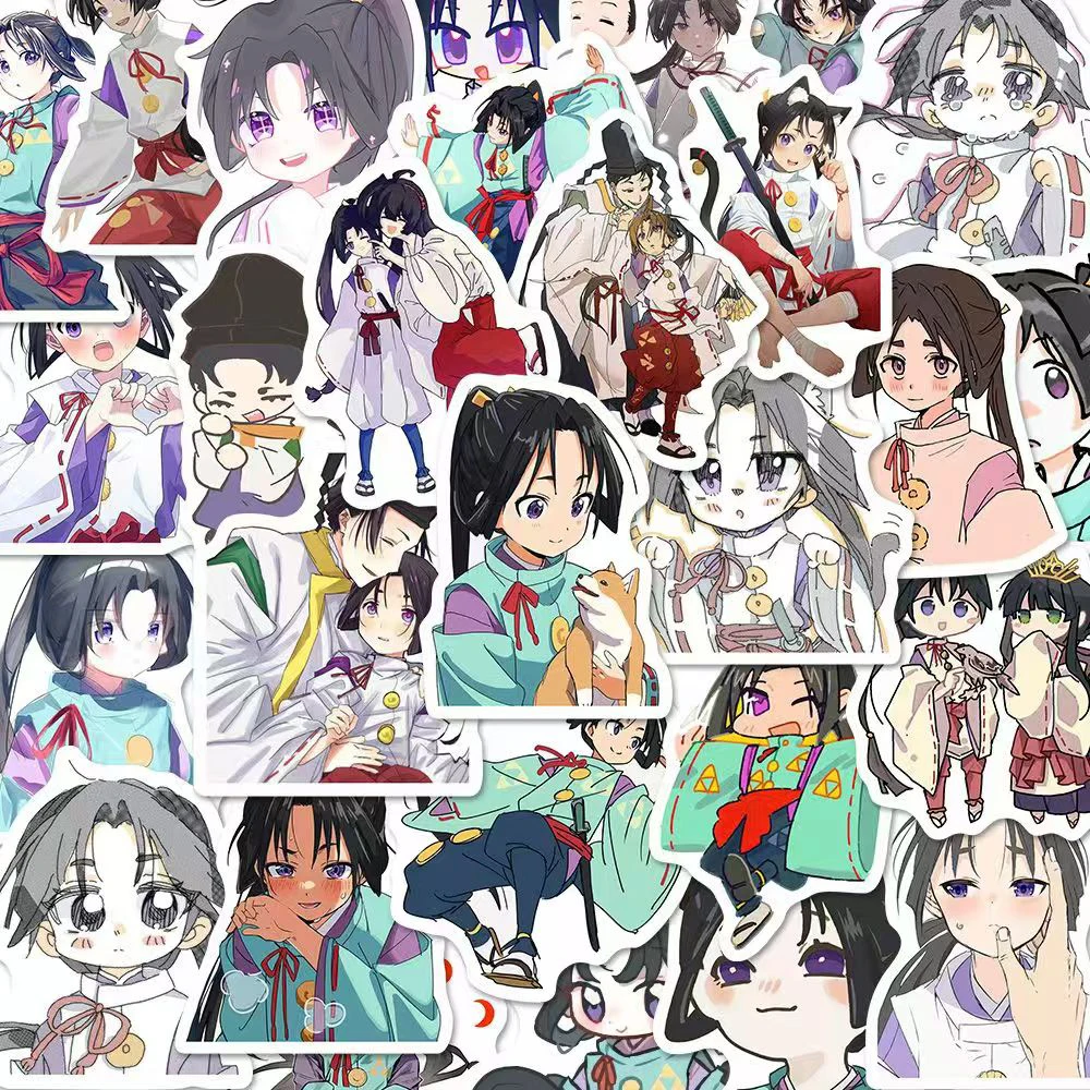 

10/30/58pcs The Elusive Samurai Anime Stickers Hojo Tokiyuki Sticker Laptop Notebook Phone Bike Luggage Girls Shizuku Decal Toy