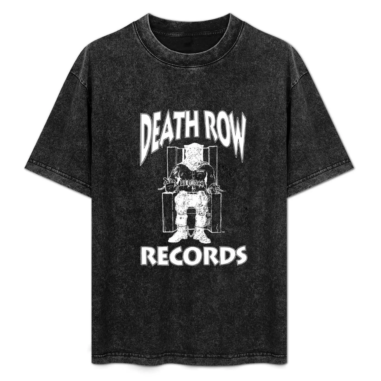 

Lover Gift Death Row Records White Logo T-Shirt Soft Basic Cotton Short Sleeve Tee